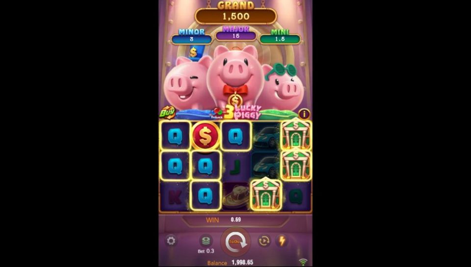 3 Lucky Piggy Slot Scatter