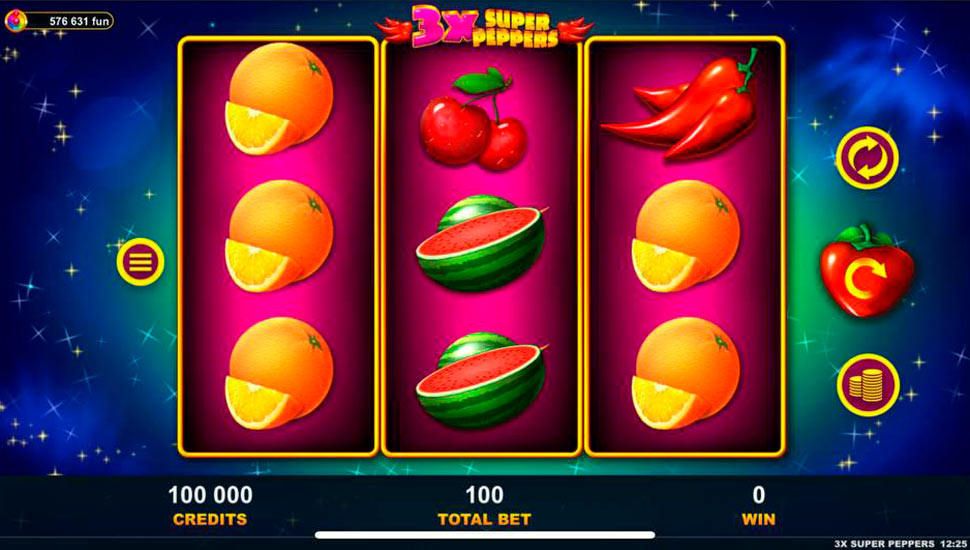 3x Super Peppers slot mobile