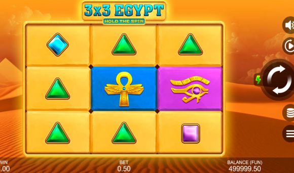 3x3 Egypt: Hold the Spin