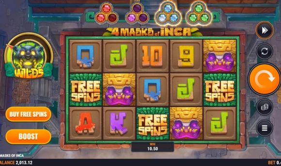 4 Masks of Inca