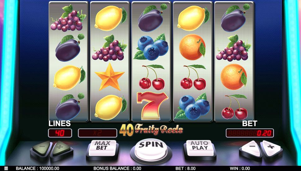40 Fruity Reels slot preview