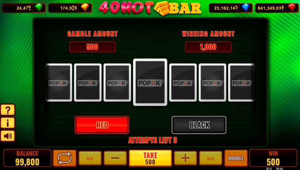 40 Hot Bar slot Double Feature