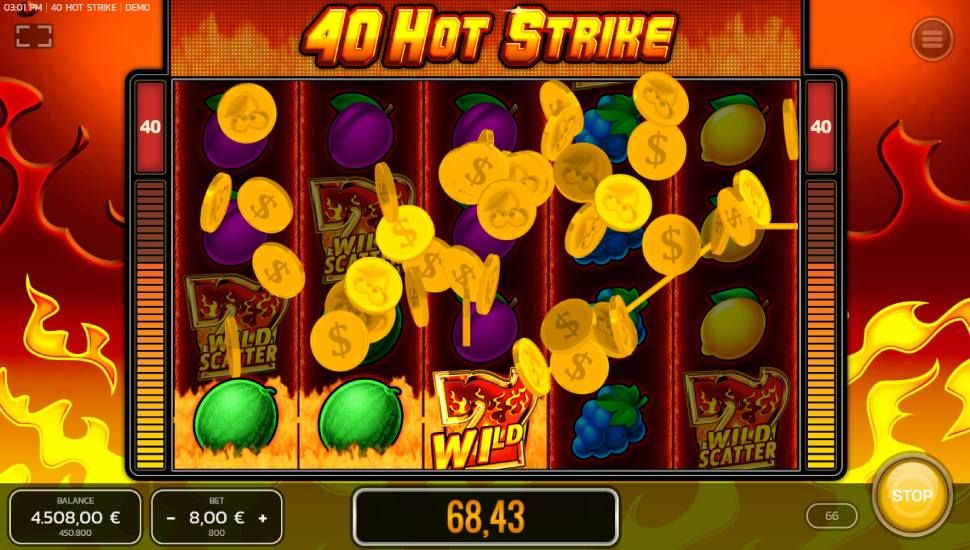 40 Hot Strike slot - feature