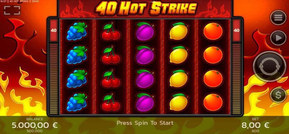 40 Hot Strike slot mobile