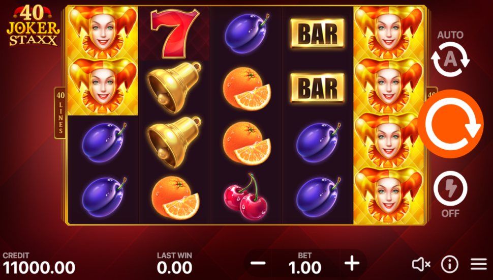 40 Joker Staxx: 40 Lines Slot - Review, Free & Demo Play preview