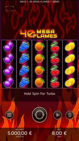 40 Mega Flames Slot Mobile