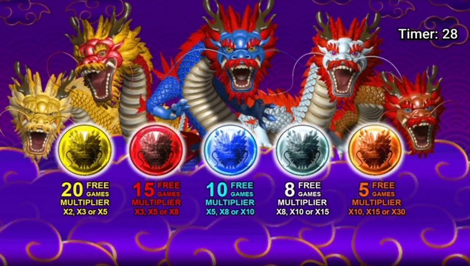 5 fortune dragons slot free spins