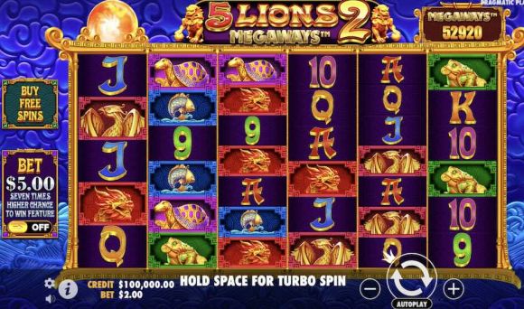 5 Lions Megaways 2