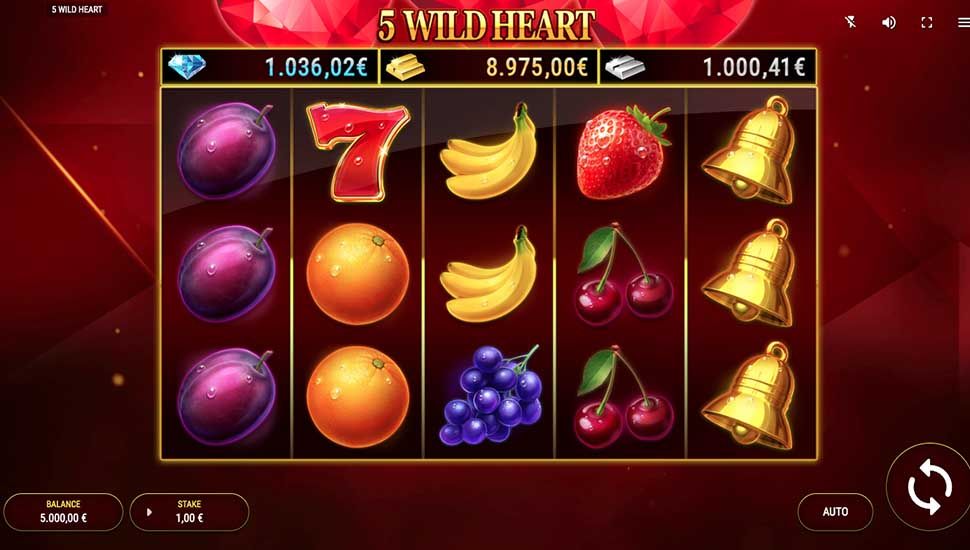 5 Wild Heart Slot - Review, Free & Demo Play preview