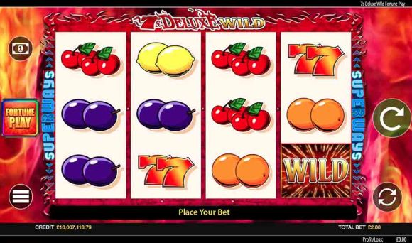 7’s Deluxe Wild Fortune Play