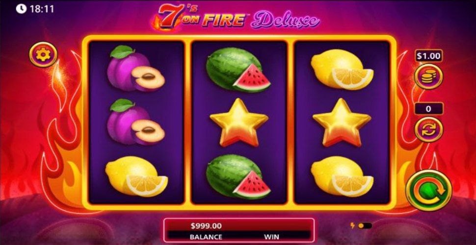 7's on Fire Deluxe slot mobile