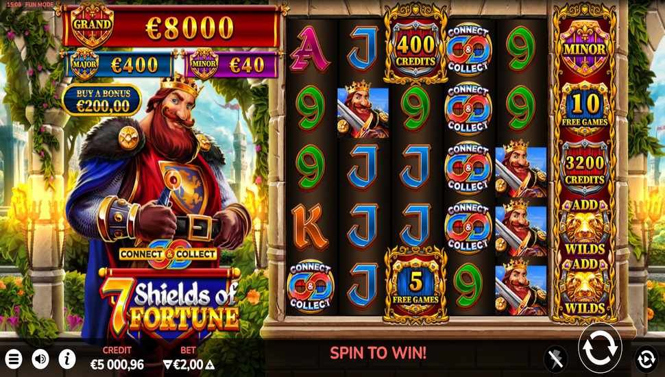 7 Shields of Fortune slot gameplay