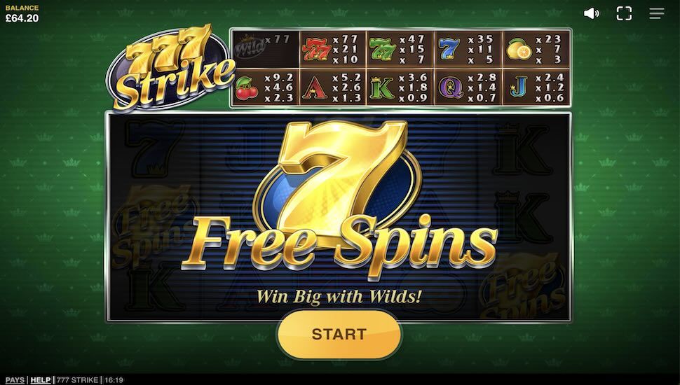 777 Strike slot Bonus