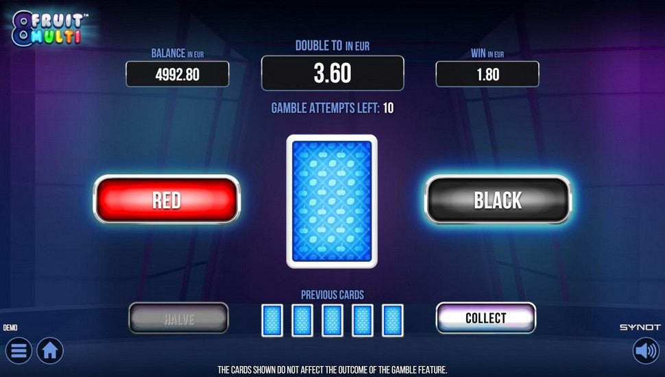 8 Fruit Multi slot bonus