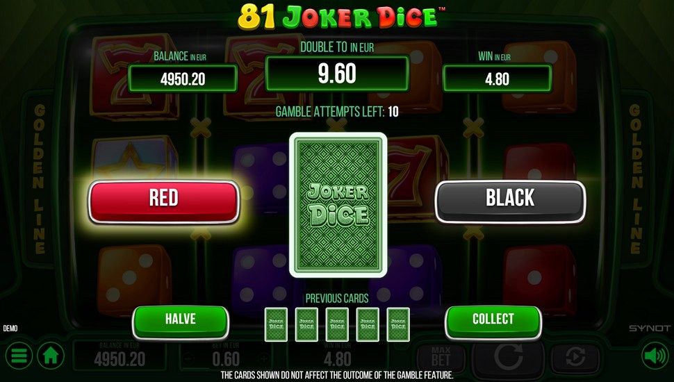 81 Joker Dice slot Gamble