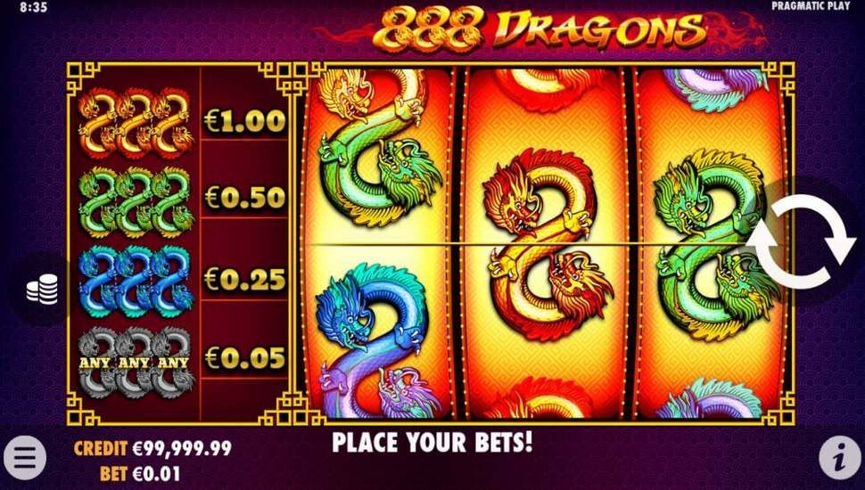 888 Dragons Slot Mobile