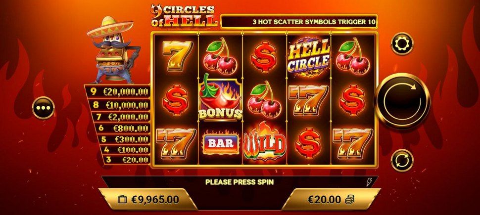 9 Circles of Hell slot Mobile