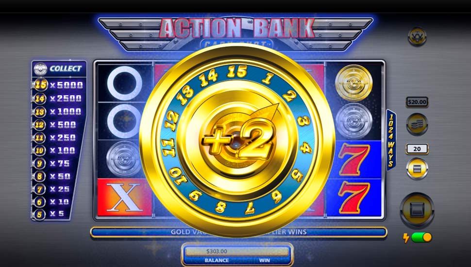Action bank cash shot slot Gold Vaults