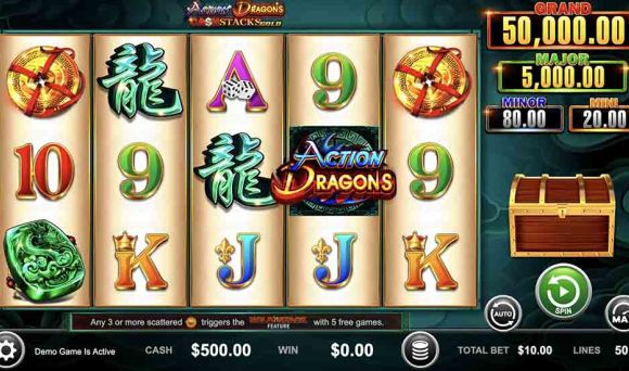 Action Dragons CashStacks Gold