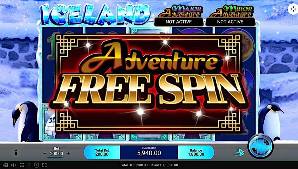 Adventure Iceland slot Adventure Feature free spins