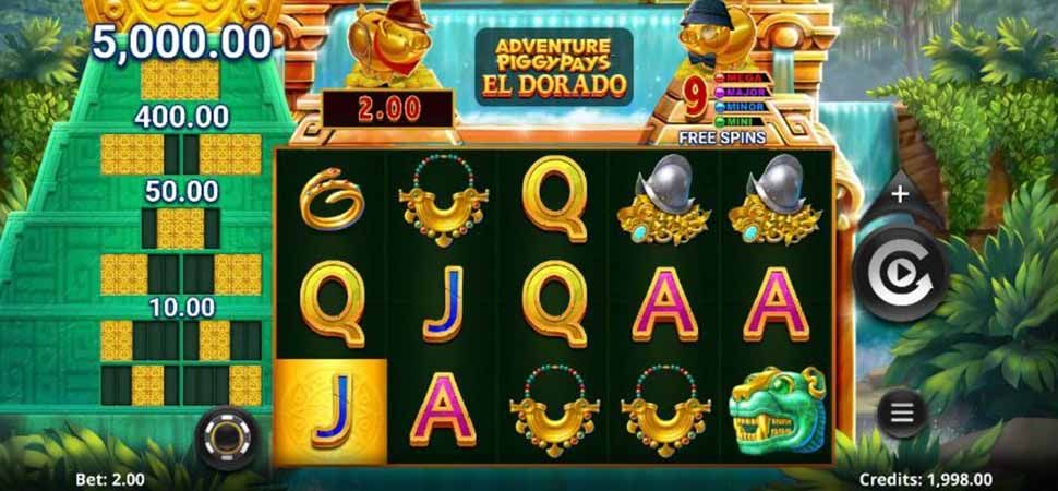 Adventure PIGGYPAYS El Dorado slot mobile