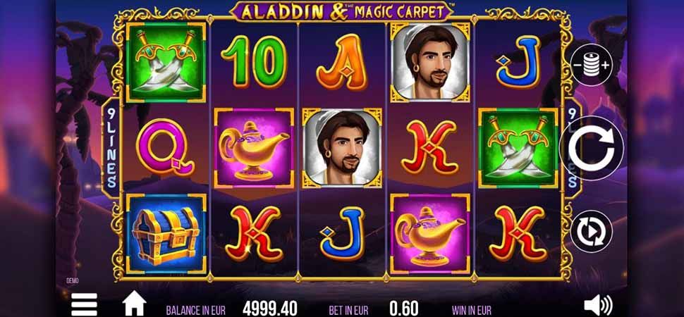 Aladdin The Magic Carpet slot mobile