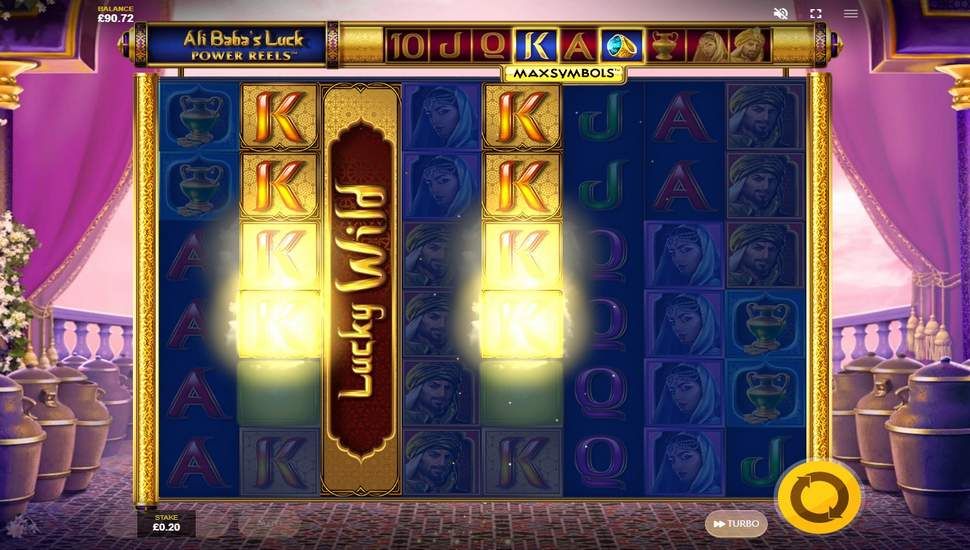 Ali Baba's Luck Power Reels Maxsymbols Slot - Golden Symbols