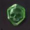 Green crystal symbol
