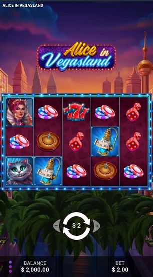 Alice in Vegasland slot Mobile