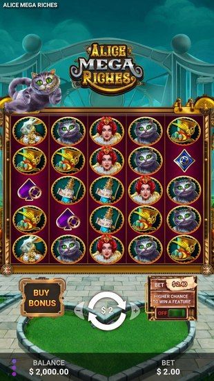 Alice Mega Riches Slot Mobile