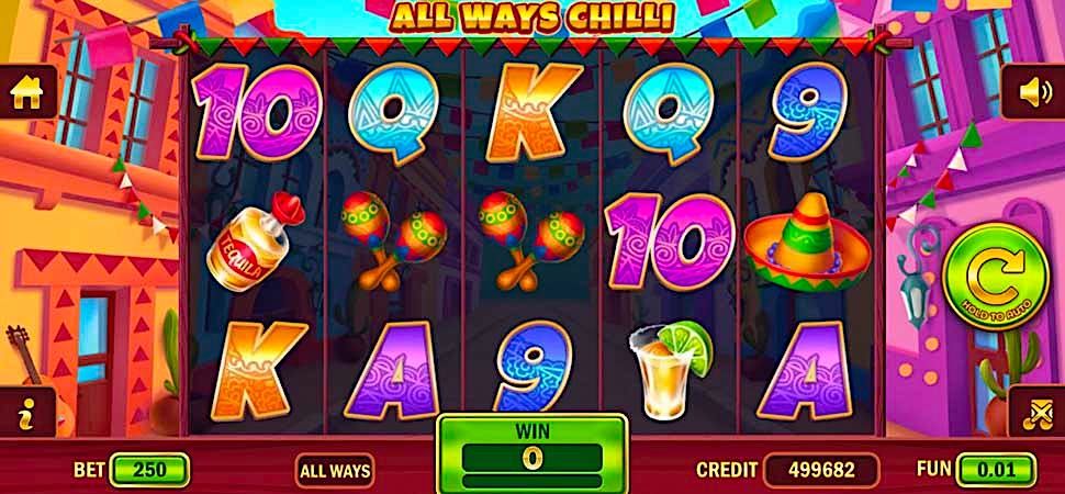 All Ways Chilli slot mobile