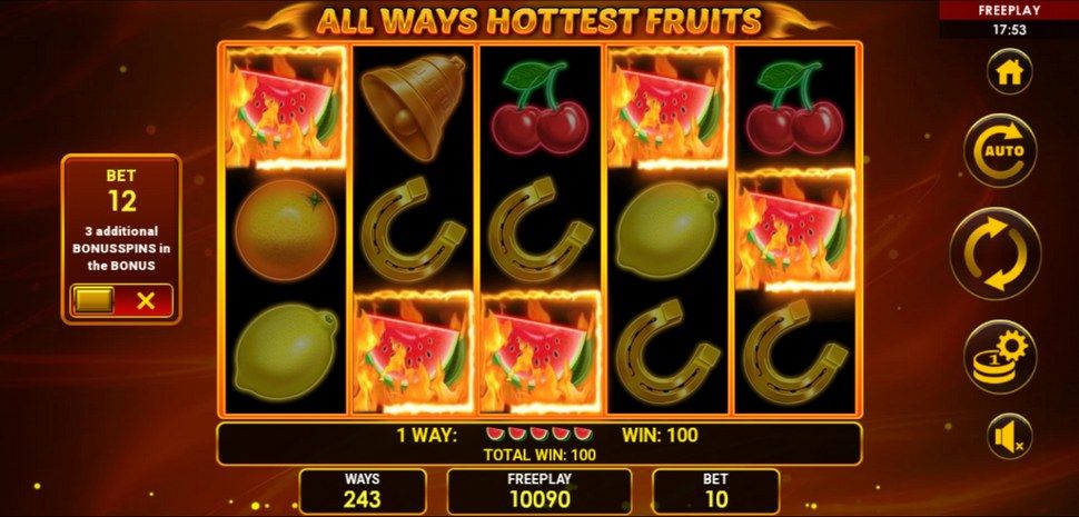 All Ways Hottest Fruits slot Mobile