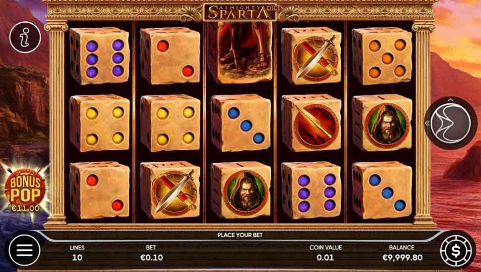 Almighty Sparta Dice slot mobile