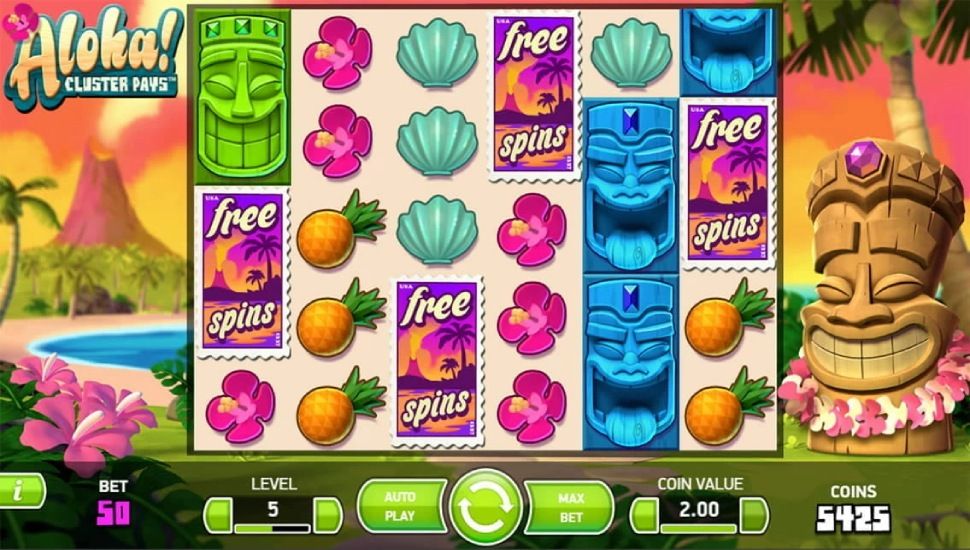 Aloha! Cluster Pays - free spins