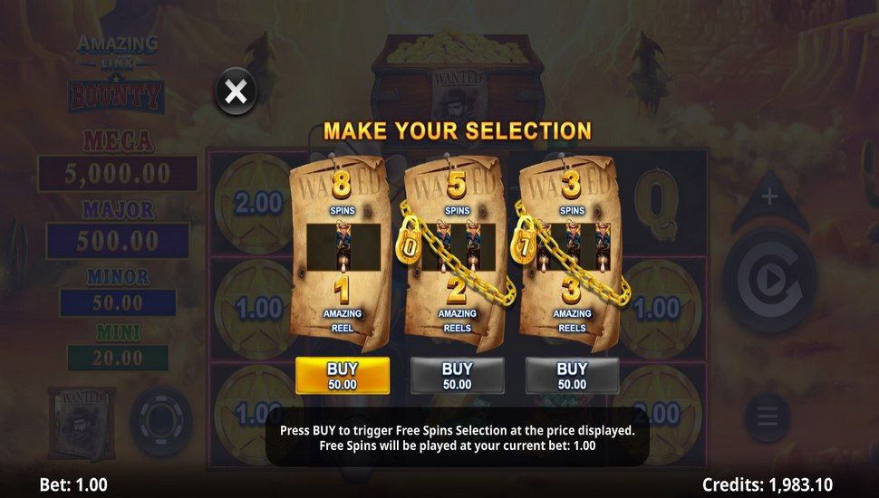 Amazing Link Bounty Slot - Bonus Buy