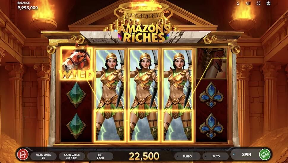 Amazons Riches slot Bonus