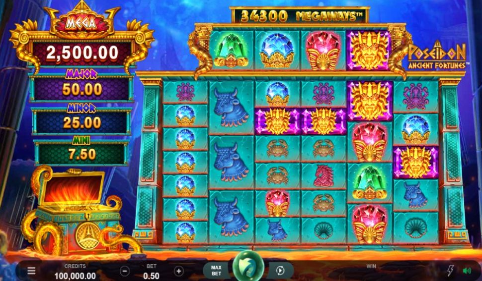 Ancient Fortunes Poseidon Megaways