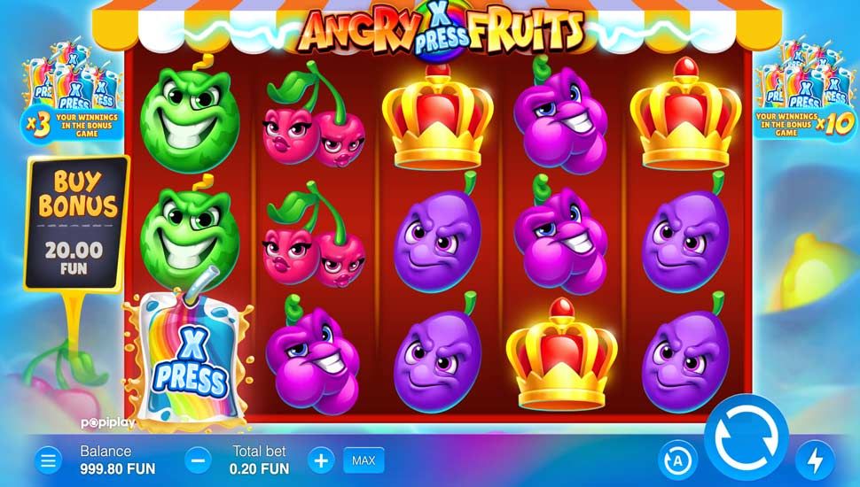 Angry Fruits slot gameplay