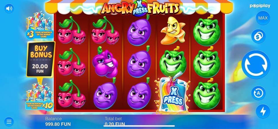 Angry Fruits slot mobile