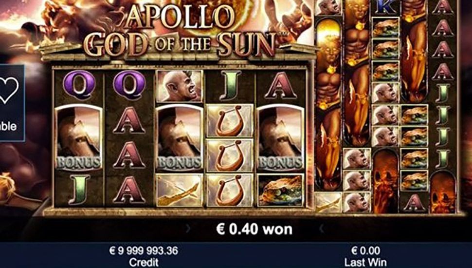 Apollo God of the Sun Slot - Free Spins Feature