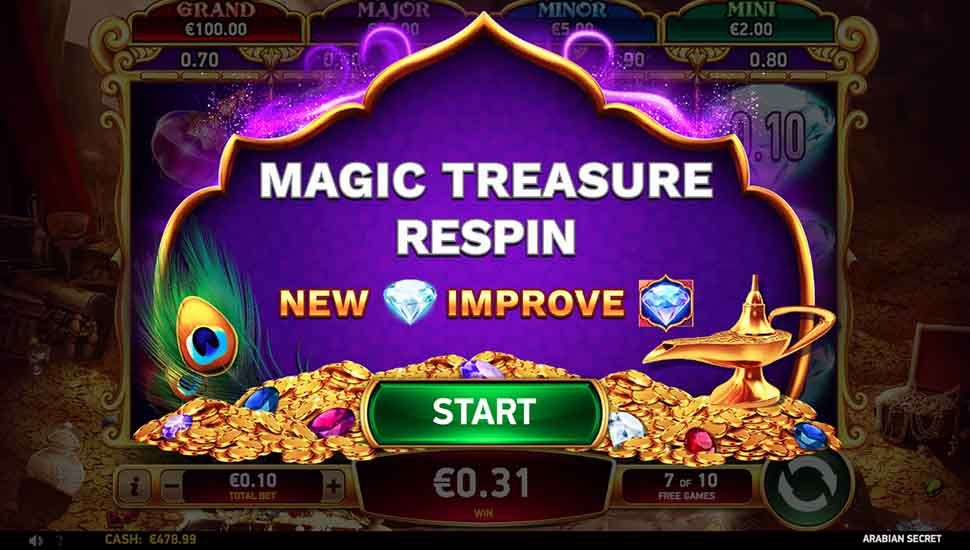 Arabian Secret slot Magic Treasure Re-spin