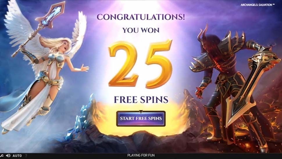 Archangels Salvation slot free spins