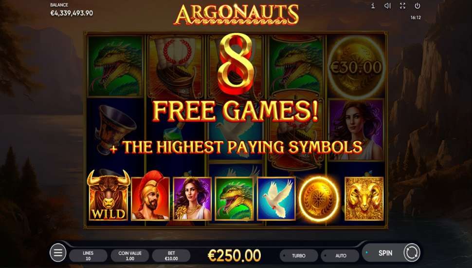 Argonauts slot - feature