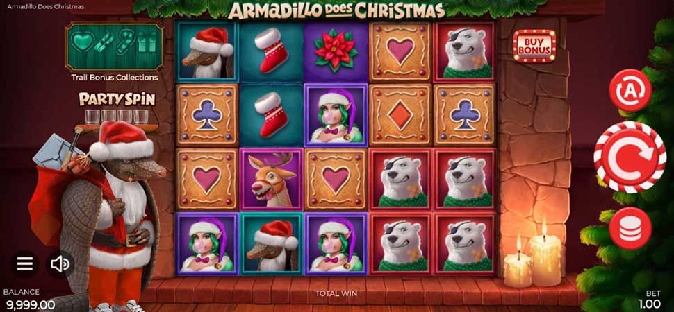 Armadillo Does Christmas slot mobile
