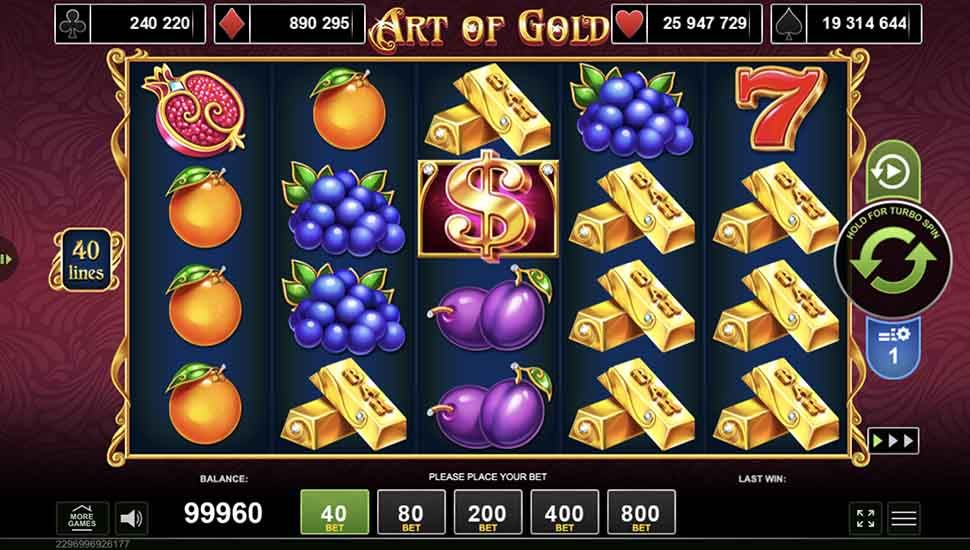 Art of Gold slot mobile