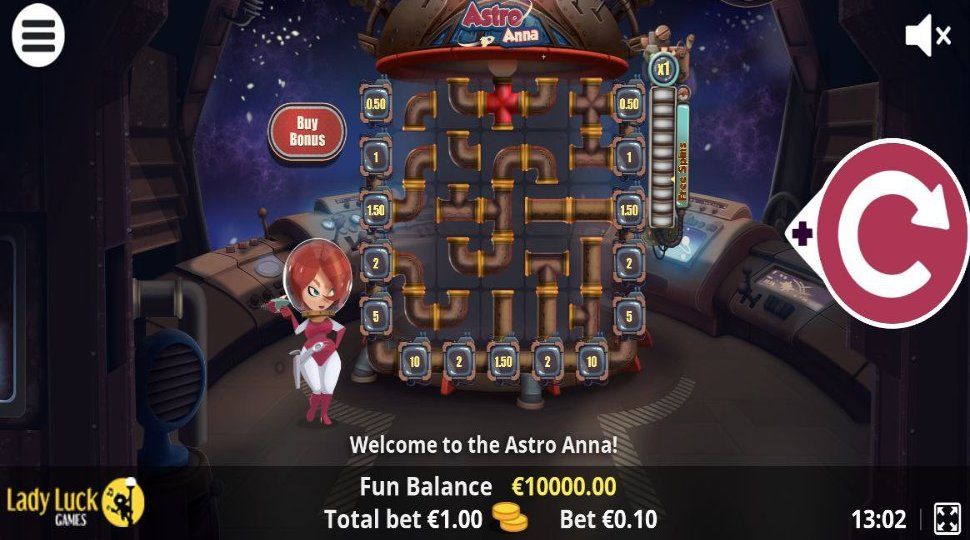Astro Anna slot mobile