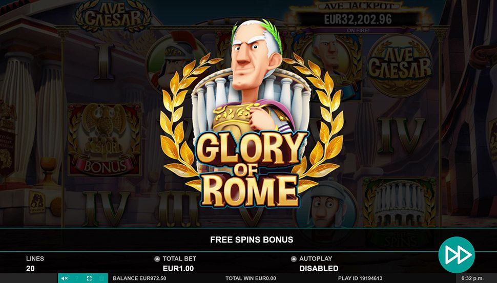 Ave Caesar slot - free spins