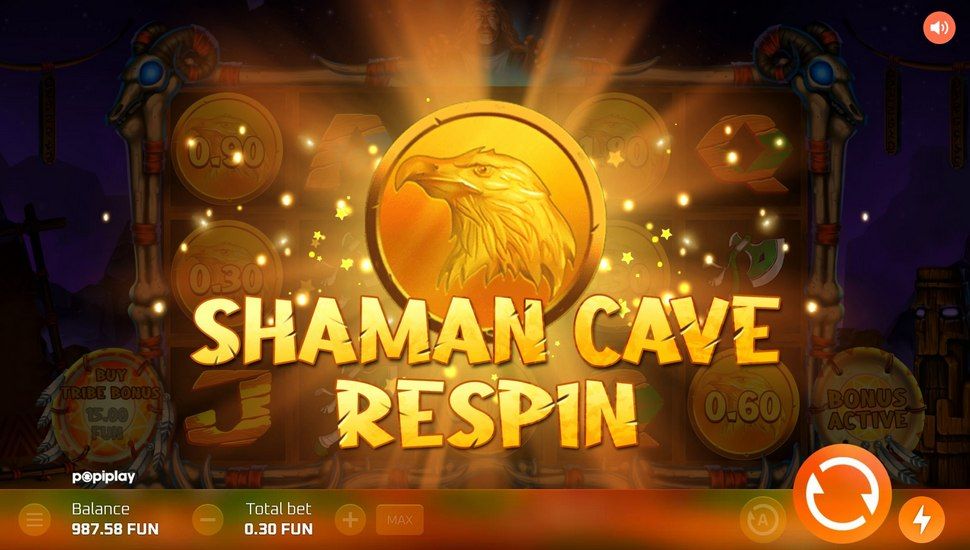 Axe Max slot shaman cave respin