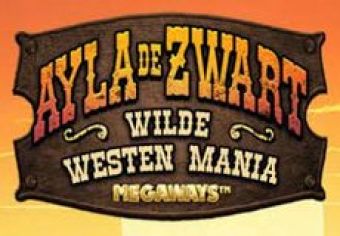 Ayla de Zwart Wilde Westen Mania Megaways logo