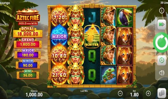 Aztec Fire: Hold and Win